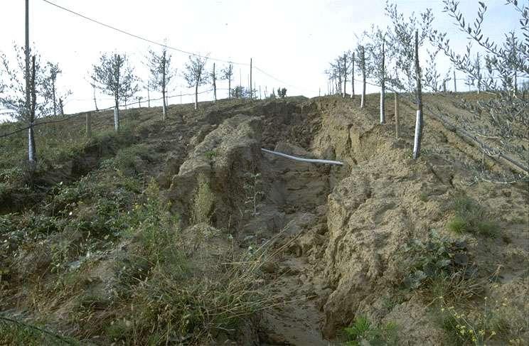 Erosione catastrofica dopo il