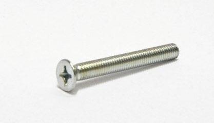 4 Nr. 50 Viti Testa Piana Svasata DIN 965 Countersunk Head Screws DIN 965 Possibilità filetto fino a 98mm Art.