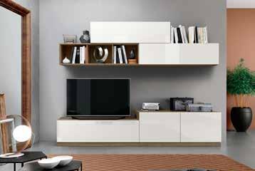 7-8) Max WallUnit - cod: MAXWALLUNIT003 (L.360 - P. 45 cm) MAXBA01EBL MAXBA02EBL MAXPG01E MAXPE01EBL MAXPS01EBL Base 120 cm - Base 120 - H.