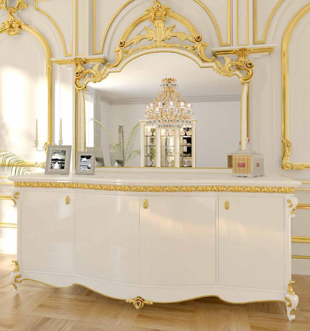 126 Botticelli Credenza con quattro ante / Sideboard with four doors Finitura