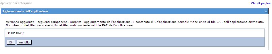 6. Dopo aver cliccato sul pulsante avanti verrà visualizzata la seguente pagina 7. Premere OK 8. Viene quindi visualizzata la pagina con l indicazione delle operazioni effettuate 9.