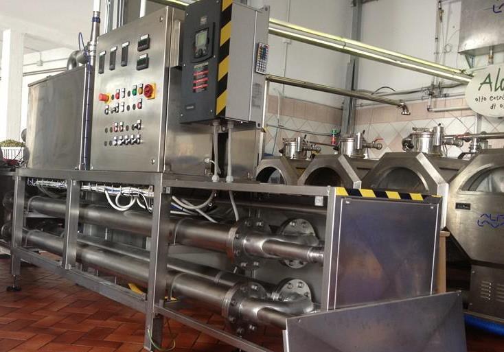 Innovazione Alfa Laval condizionamento pasta di olive con