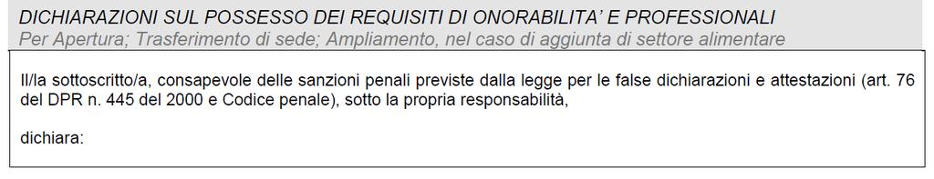 Come utilizzare la modulistica standardizzata Logica sottesa: prospettiva di