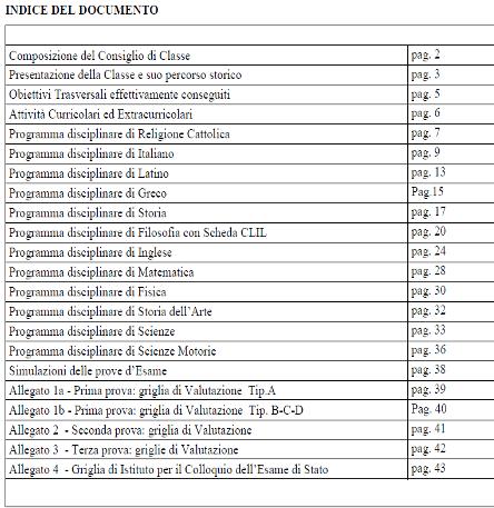 Il documento del 15 maggio Attività di ASL Declinare le finalità che il progetto di ASL di Istituto ha assunto