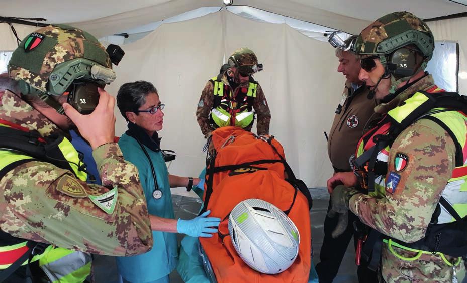 VARDIREX 2018 coadiuvati dal personale dell Associazione Nazionale Alpini.