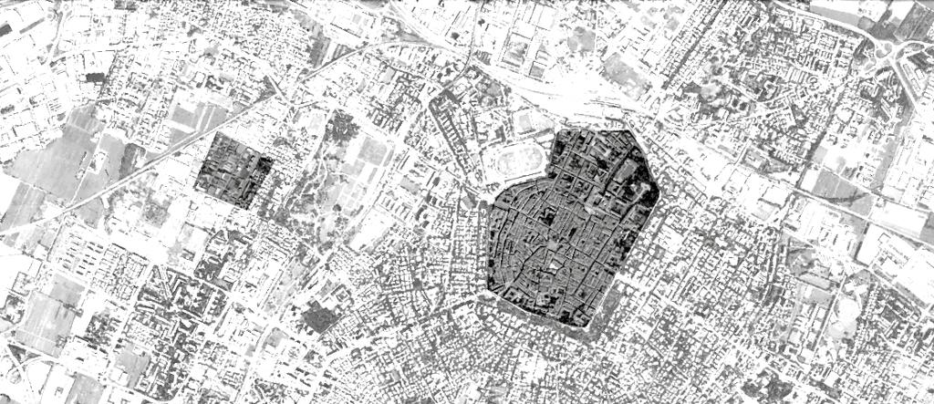 QUARTIERE ARTIGIANO E PRODUTTIVO DEL SECONDO DOPOGUERRA / AREA STUDIO E OBIETTIVI PROGETTUALI Il Villaggio Artigiano è un quartiere produttivo della prima periferia, costruito nel secondo dopoguerra,