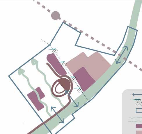 È prevista la realizzazione di vasche di laminazione, giardini della pioggia ed un sistema di raccolta delle acque