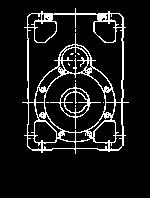 600 550 660 6 470 1070 273 963 1) Lunghezza utile del filetto 2 F. 2) Per dimensione, numero e posizione angolare ved. cap. 18. 3) Per i N = 4, ved. colonna i N 3,15.