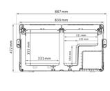 CFX 65W CFX 75DZW CFX 95DZW CFX 100W 9600000476 9600001409 9600000480 9600000536 60 13 70