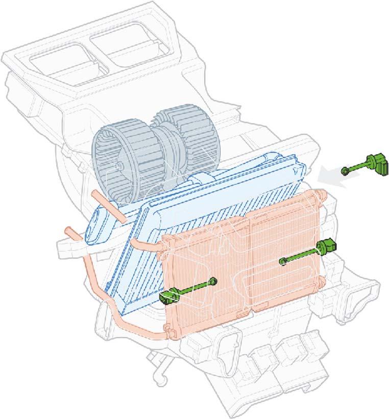 271-23 Ventola G 308 Sensore temperatura evaporatore G 306 G 307 Sensore temperatura