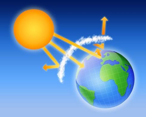 L effetto serra La Terra ha una sottilissima atmosfera (in pratica solo 10 km di spessore), composta quasi tutta di azoto (N 2, 78%) e ossigeno (O 2, 21%) In realtà questi macrogas per il nostro
