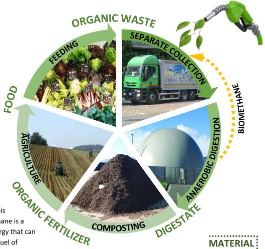 Economia Circolare e DA&compostaggio RECUPERO DI ENERGIA E MATERIA 47 impianti di DA&compostaggio che producono Compost e Biogas da cui sipuòottenereil Biometano,