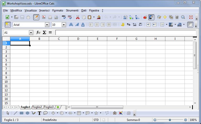 Libreoffice Calc.