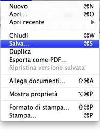 rossi). - Salvare il documento mediante l opzione Salva presente nel menù File (Figura 26, rettangoli rossi).