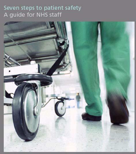L approccio del NHS Sette step per la sicurezza del paziente Step 1 Costruire una cultura della sicurezza Step 2 Guidare e supportare lo staff Step 3Integrare le attività di Risk Management Step 4