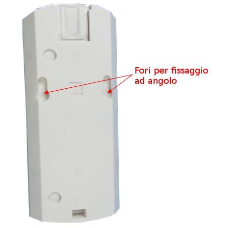 Fissare la piastra base al muro tramite viti; C. Inserire la batteria e regolare il DIP switch; D.