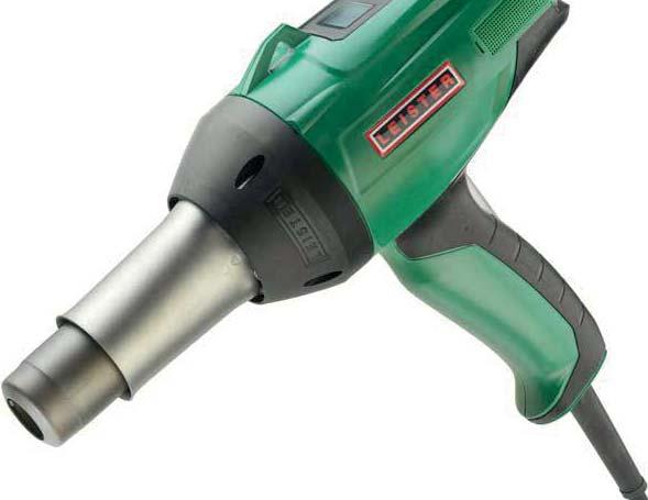 2 3 3 Leister e-drive Temperatura e flusso d aria posono essere facilmente