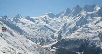 SAAS FEE (mt 1.798) Saas Fee è una famosa località svizzera all'ombra dei 4545 metri del Dom, sono le montagna più alte in Svizzera e chiusa da altre 12 cime che superano i 4000 metri.