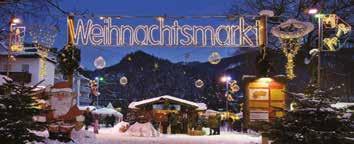 INNSBRUCK - SALISBURGO - KUFSTEIN - BOLZANO Innsbruck (574 m.) nel periodo natalizio è illuminata dai mercatini di Natale più attraenti di tutta la regione del Tirolo austriaco.