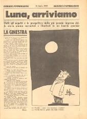 LA SFIDA ALLA LUNA - APOLLO 11 - UN NOME CHE RIMARRA' NELLA STORIA DELL'UOMO - DOMENICA DEL CORRIERE 29 LUGLIO 1969