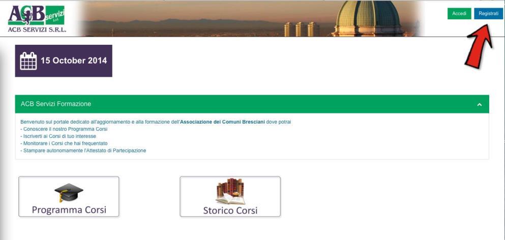 ALLEGATO 2- ISTRUZIONI PER LE ISCRIZIONI 1) Andate al sito: www.acbserviziformazione.