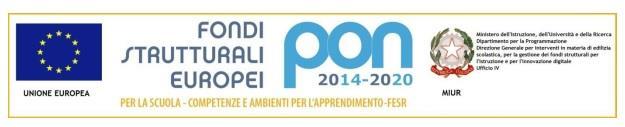 AOODGEFID/1953 del 21/02/2017 Fondi Strutturali Europei Fondi Strutturali Europei Programma Operativo Nazionale Per la scuola, competenze e ambienti per l apprendimento 2014-2020" Asse I Istruzione