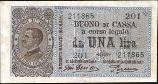 MB 65 1421 2 Lire 22/02/1894 - Serie 20 - Alfa 21; Lireuro 6A RRRR - Dell Ara/ Righetti - Strappo verticale