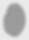 adesivo Forma ovale di colore grigio- Misura L 1.