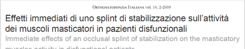 Acquisizione del segnale elettromiografico di superficie 2 prove