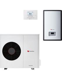 GENIA AIR SPLIT E MODULO MURALE Pompa di calore split (R410A) con modulo murale - Compressore Twin Rotary Inverter DC A+++ ready - 2019; Unità interna completa di scambiatore e valvola 3 vie