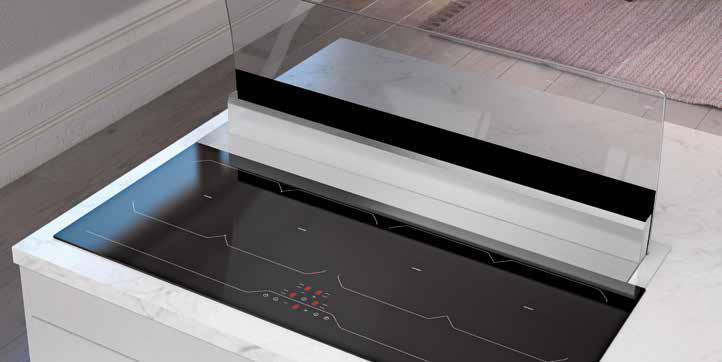 1 ASPIRA INDUCTION Induttori: Comando: Potenza: Hobs: Control: Power: INDUCTION HOB 4 180x220 mm 4 zones Touch control 9 heating levels 4 boosters 2 bridges Pot detection Child lock Timer Countdown