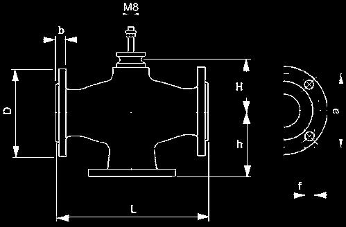 DIMENSIONI D INGOMBRO [mm] Variante PS89 (PN16) A D DN valvola DN giunzione scanalata Ø A B C D Diametro esterno del tubo Sede della Larghezza guarnizione scanalatura Diametro della scanalatura Di