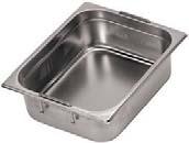 CONTENITORI GN INOX STAINLESS STEEL FOOD PANS Bacinelle Gastronorm Food Pans 2/1 0x530 mm 2/4 12x530 mm 0 0 0 lt.