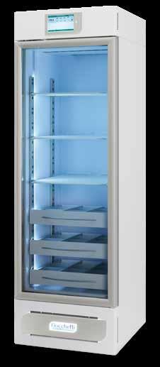 Freezer and combined refrigerator-freezer models, with glass doors, developed for the storage of coeliac disease products, drugs and biological samples that should always remain
