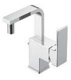 140 mm 792553 Miscelatore bidet con bocca curva girevole sp.