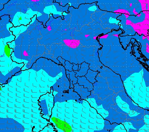 Immagine 10: umidità relativa a 850 hpa