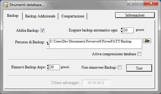 BACKUP e SICUREZZA DEI DATI (torna all'indice) Introduzione. Per garantire una certa sicurezza e robustezza dei dati, l'accesso al programma e il database principale sono protetti da password.