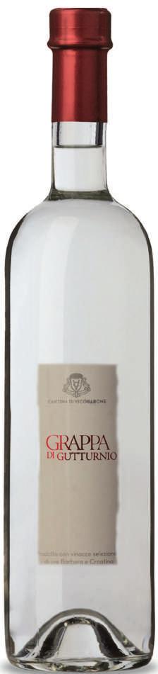 GRAPPA DI Prodotto con vinacce selezionate di uva Barbera e Croatina, distillate con il metodo tradizionale discontinuo a vapore.