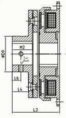 Innesti elettromagnetici Gli innesti elettromagnetici sono frizioni piane a dischi multipli, il cui innesto è dovuto a una forza elettromagnetica, prodotta con corrente continua che eccita un