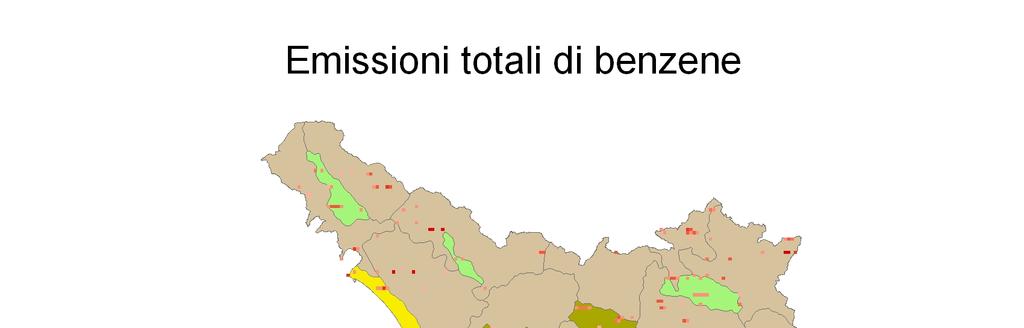 distribuzione della popolazione e, in parte da sorgenti di tipo industriale e puntuale.