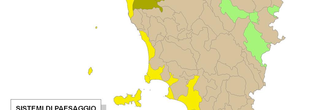 gli ossidi di azoto NOx. Nelle mappe seguenti tutte queste informazioni sono presentate come sovrapposizione di specifici layer sullo sfondo dei sistemi paesaggio raggruppati.