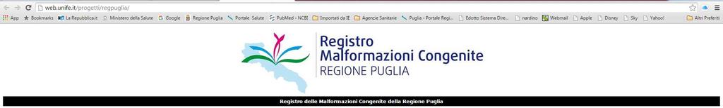 RMC raccoglie sistematicamente tutti i casi di malformazioni congenite rilevate al