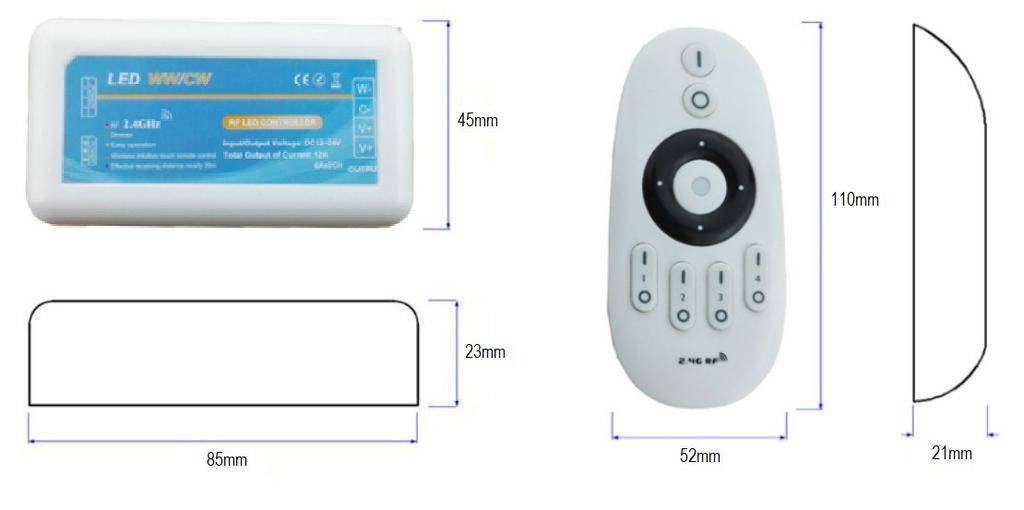 DIMENSIONI / DIMENSIONS DESCRIZIONE PANNELLO E INTERFACCIA / PANEL AND INTERFACE DESCRIPTION Metodo di controllo / Control Method Per una nuova combinazione, il telecomando deve abbinare il codice