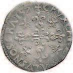 XV-17 MOLTO RARA BB 160 433 CASALE 433 FRANCESCO III GONZAGA - REGGENZA DELLA MADRE MARGHERITA