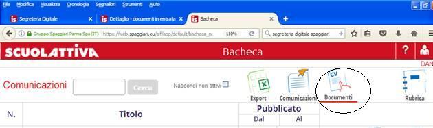 5) ARGOMENTI SVOLTI A LEZIONE Cliccando sui diversi quadratini delle varie materie appaiono tutti gli argomenti svolti dall inizio dell anno in classe.