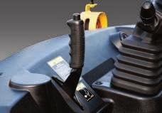 elettrico (EPS, Electrical Power Steering), lo sterzo è più fluido e l'operatore fa meno fatica.