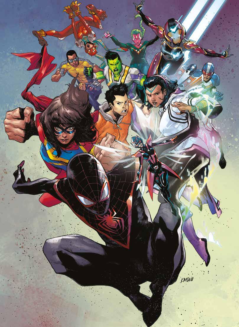 CHAMPIONS 1: SCONFIGGERE IL DIAVOLO Per minacce più grandi serve una squadra più grande! Ms. Marvel, Miles Morales, Amadeus Cho e Viv Visione sono tornati!