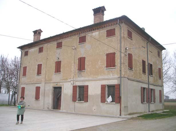 COMUNE DI SAN FELICE SUL PANARO (MO) QUADRO CONOSCITIVO DEL PSC CATALOGAZIONE DEI BENI ARCHITETTONICI DI INTERESSE STORICO SCHEDA N 72 CATASTO 1893 RILEVAZIONE 2006 LOCALITA San Biagio INDIRIZZO Via