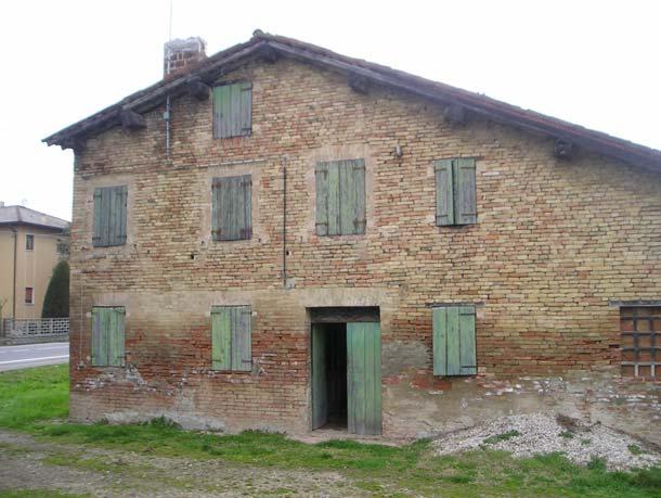 COMUNE DI SAN FELICE SUL PANARO (MO) QUADRO CONOSCITIVO DEL PSC CATALOGAZIONE DEI BENI ARCHITETTONICI DI INTERESSE STORICO SCHEDA N 81 CATASTO 1893 RILEVAZIONE 2006 LOCALITA Ponte San Pellegrino