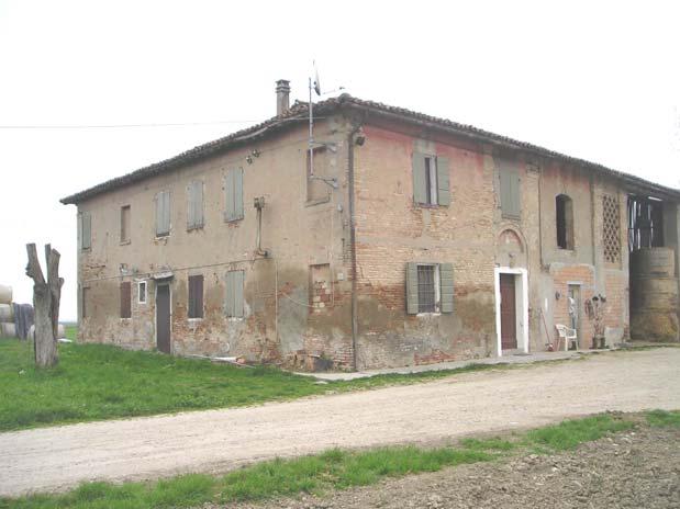 COMUNE DI SAN FELICE SUL PANARO (MO) QUADRO CONOSCITIVO DEL PSC CATALOGAZIONE DEI BENI ARCHITETTONICI DI INTERESSE STORICO SCHEDA N 103 CATASTO 1893 RILEVAZIONE 2006 LOCALITA Pavignane INDIRIZZO Via